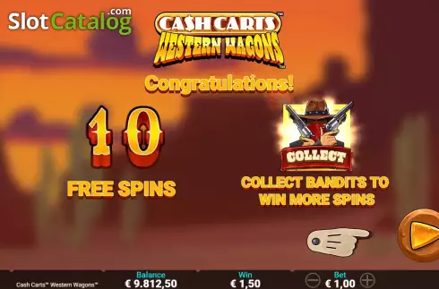 Скрин9. Cash Carts Western Wagons слот