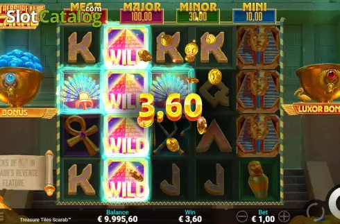 Скрин4. Treasure Tiles Scarab слот