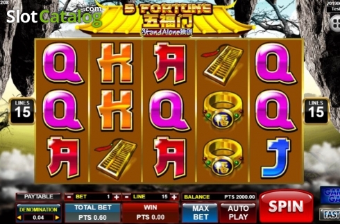 Скрин2. 5 Fortune SA слот