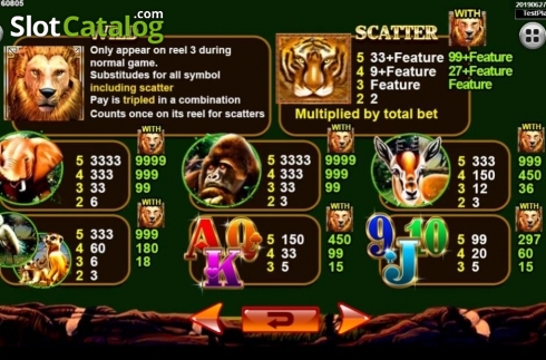 Скрин4. Adventure Lion Emperor слот