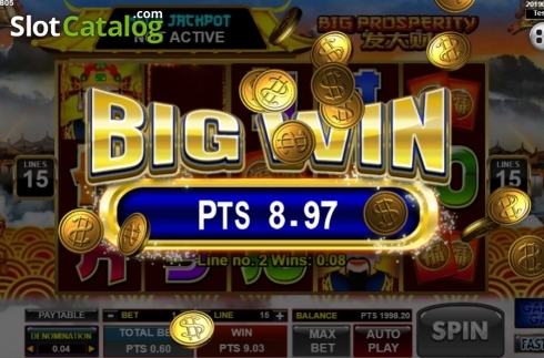 Скрин3. Big Prosperity слот