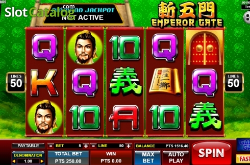 Скрин2. Emperor Gate слот