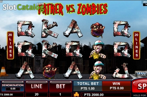 Скрин2. Father & Zombies слот