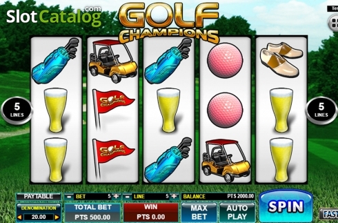 Скрин2. Golf Champions слот