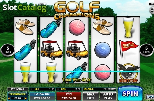 Скрин3. Golf Champions слот