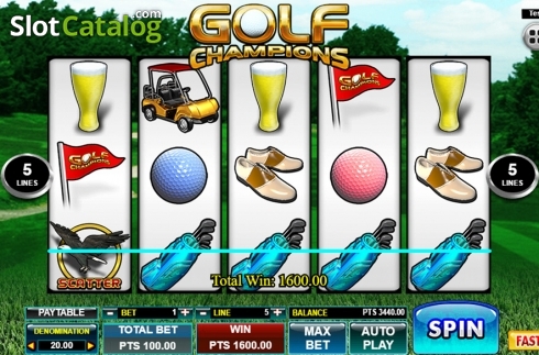 Скрин4. Golf Champions слот