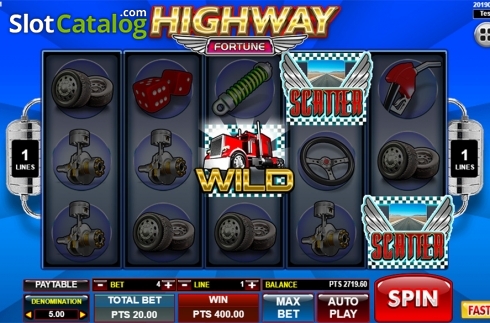 Скрин5. Highway Fortune слот