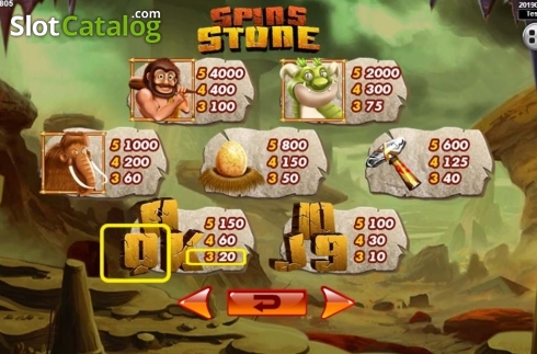 Скрин4. Spins Stone слот