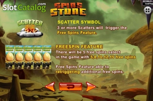 Скрин6. Spins Stone слот