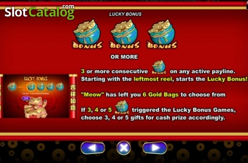 Скрин7. Lucky Meow (Spadegaming) слот