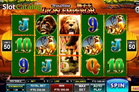 Скрин4. Lion Emperor SA слот