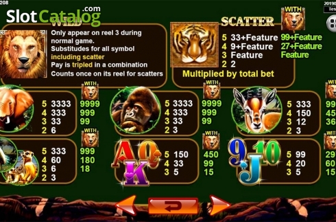 Скрин5. Lion Emperor SA слот