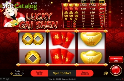 Скрин2. Lucky Cai Shen слот