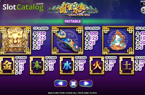 Скрин7. Lucky Feng Shui слот