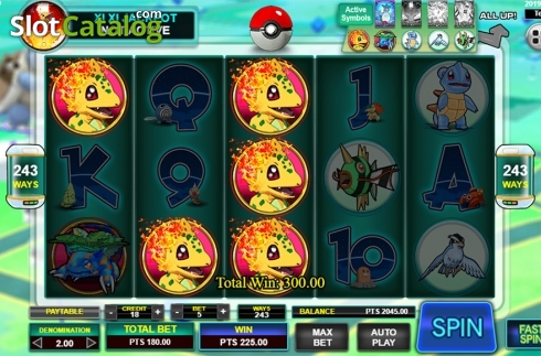 Скрин3. Pocket Mon Go слот