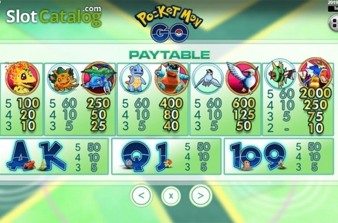 Скрин7. Pocket Mon Go слот