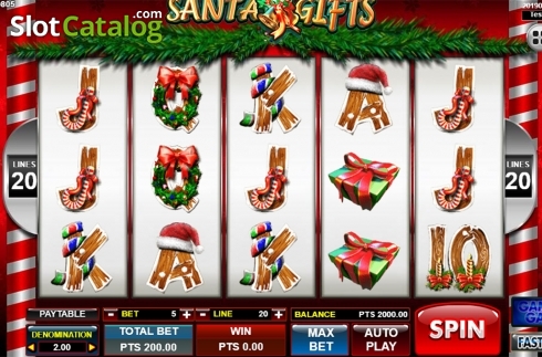 Скрин2. Santa Gifts слот