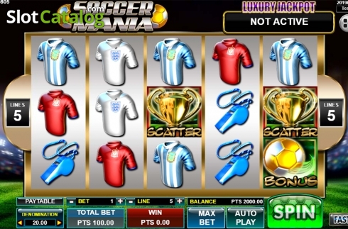Скрин2. Soccer Mania слот