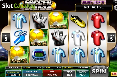 Скрин4. Soccer Mania слот