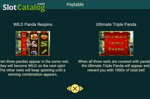 Скрин5. Triple Panda слот