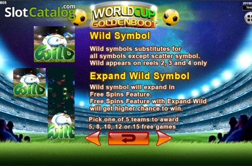 Скрин7. World Cup Golden Boot слот