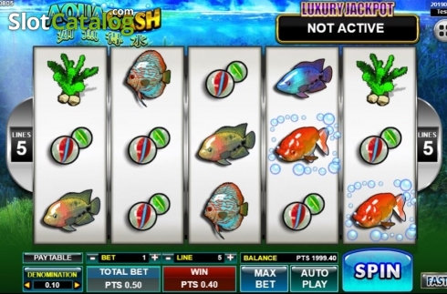 Скрин3. Aqua Cash (Spadegaming) слот
