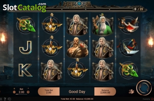 Скрин2. Heroes Rise of the Legend слот