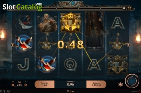 Скрин3. Heroes Rise of the Legend слот