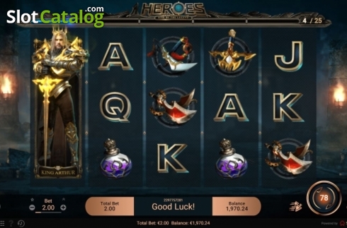 Скрин4. Heroes Rise of the Legend слот