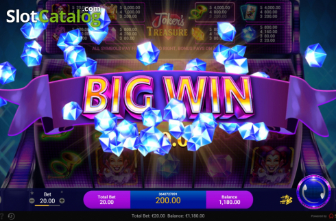Скрин3. Joker's Treasure слот