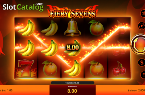 Скрин4. Fiery Sevens слот