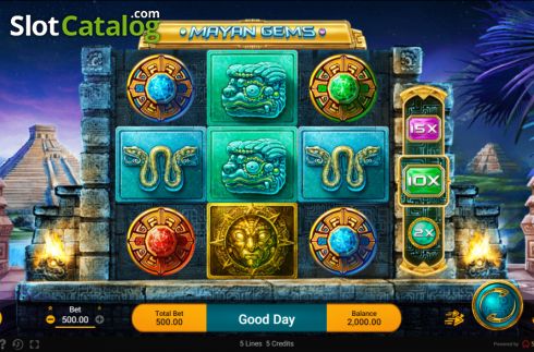 Скрин2. Mayan Gems слот