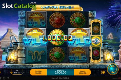 Скрин3. Mayan Gems слот