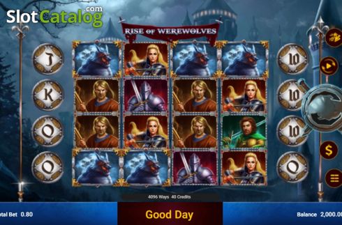 Скрин3. Rise of Werewolves слот