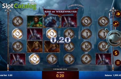 Скрин4. Rise of Werewolves слот