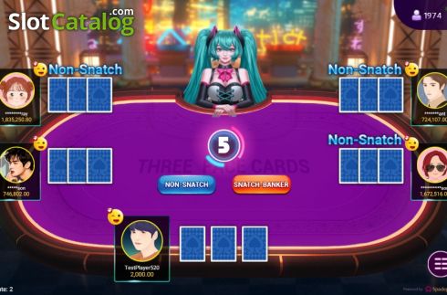 Скрин2. Three Face Cards слот
