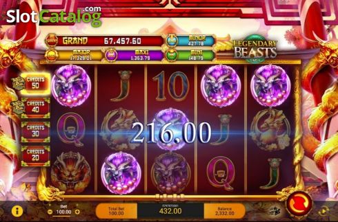 Скрин4. Legendary Beasts Saga слот