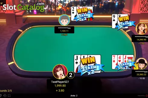 Скрин2. Pok Deng (Spadegaming) слот