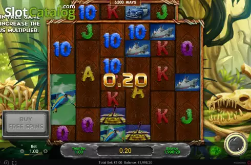 Скрин3. Legacy of Kong Maxways слот