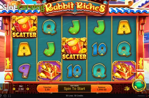 Скрин2. Rabbit Riches слот