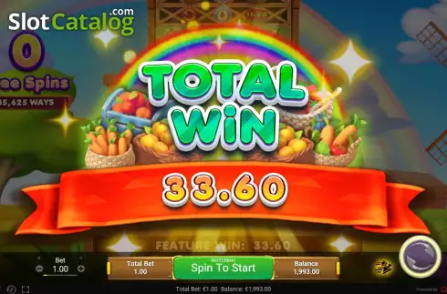 Скрин8. Farmland Frenzy Maxways слот