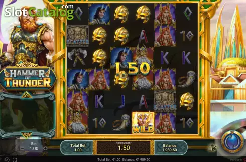 Скрин3. Hammer of Thunder слот