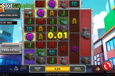 Скрин4. Clash of the Giants слот