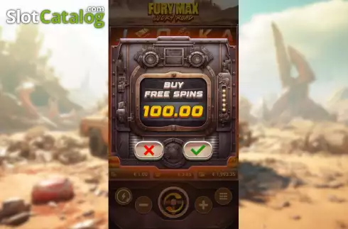 Скрин7. Fury Max Lucky Road слот