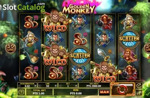 Скрин2. Golden Monkey (Spadegaming) слот