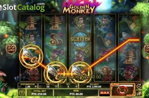 Скрин3. Golden Monkey (Spadegaming) слот