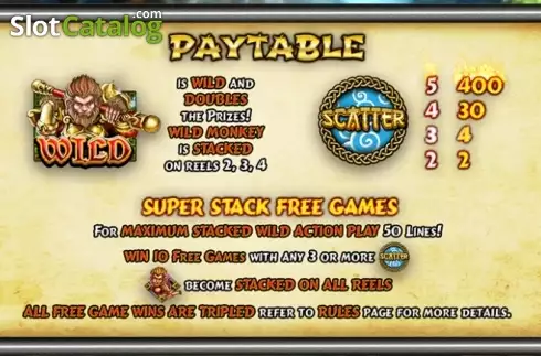Скрин4. Golden Monkey (Spadegaming) слот