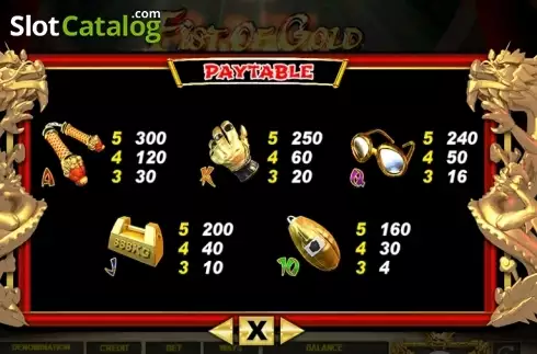 Скрин7. Fist of Gold слот