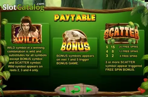 Скрин4. Jungle King (Spadegaming) слот