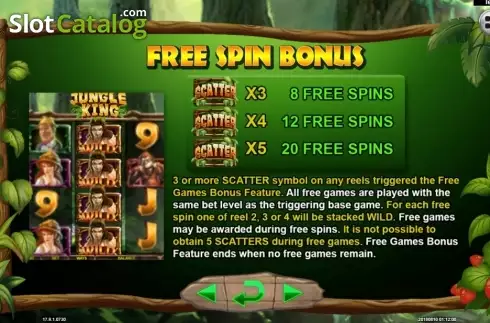 Скрин8. Jungle King (Spadegaming) слот
